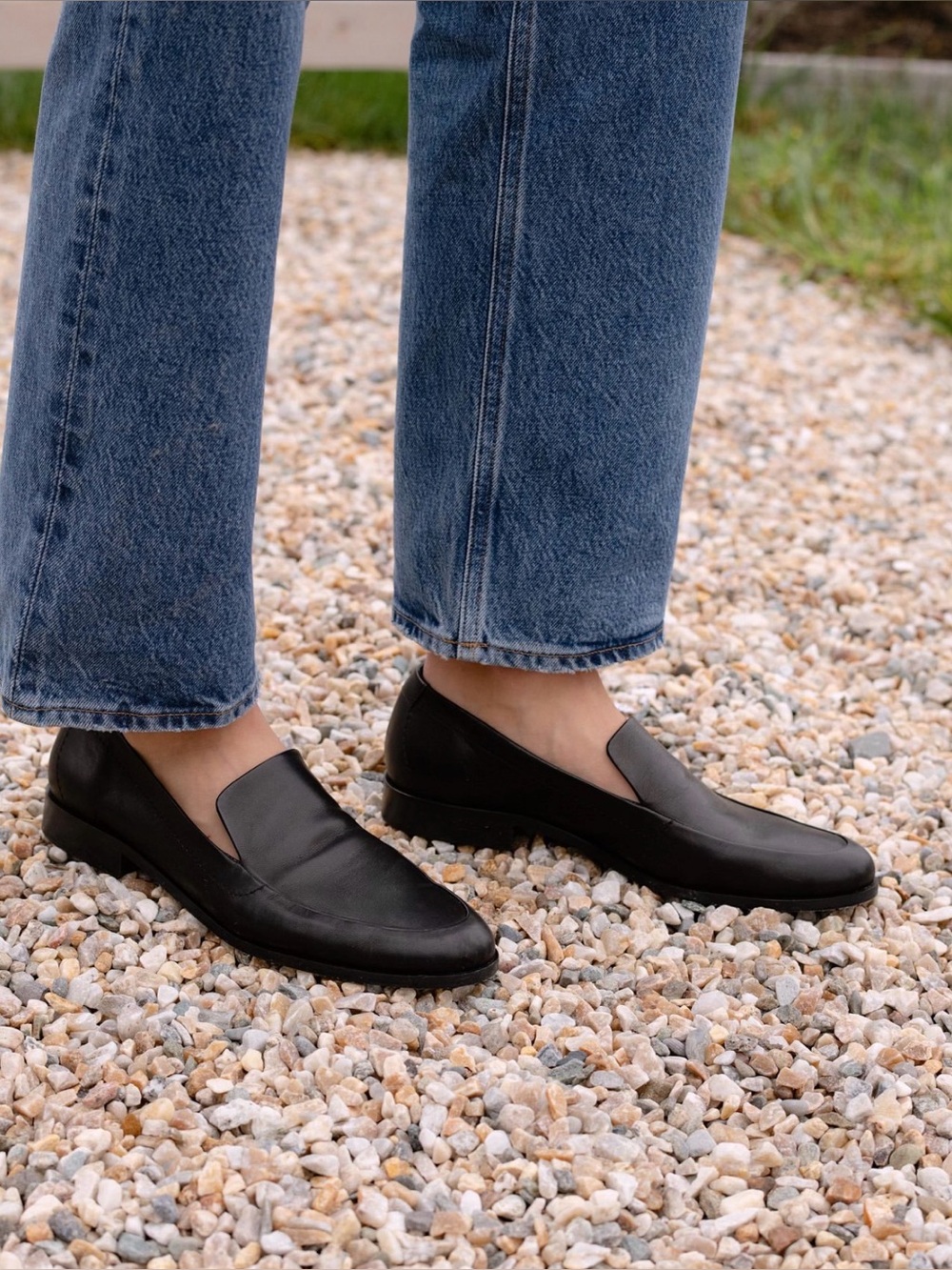 Jenni Kayne Griffin Loafers in Black, Size 37 (Size 7)